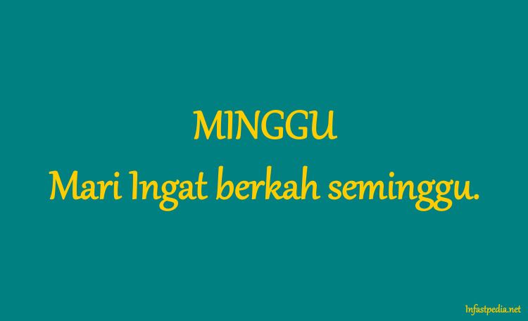 Ucapan selamat hari minggu