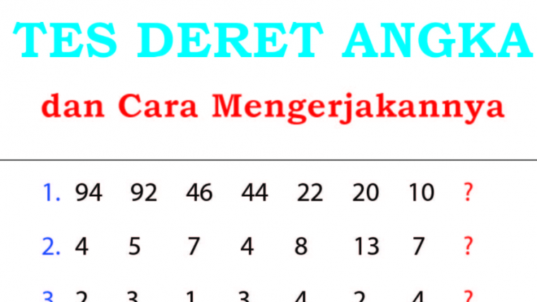 contoh soal deret angka